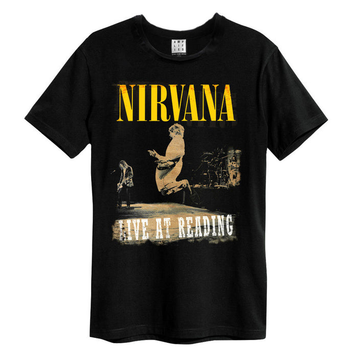 Nirvana Live At Reading Amplified Black Small Unisex T-Shirt