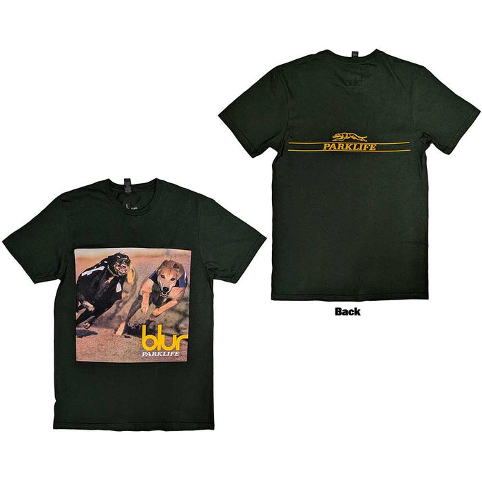 Blur Parklife Green Large T-Shirt