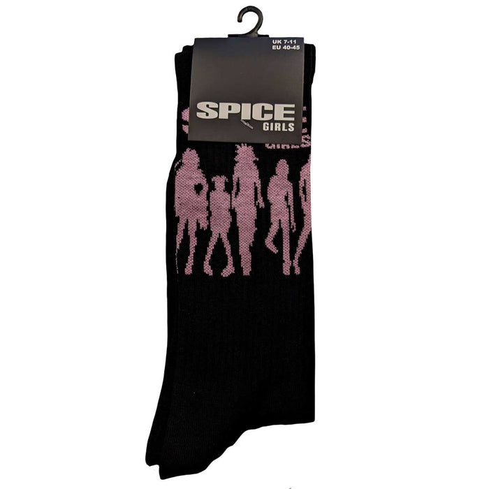 The Spice Girls Unisex Ankle Socks: Silhouette (Uk Size 7 - 11)