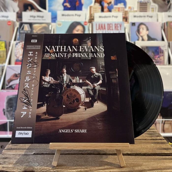 Nathan Evans & The Saint PHNX Band Angels' Share Vinyl LP Signed Assai Obi Edition 2026