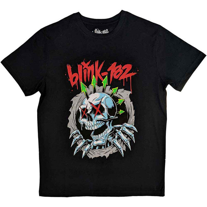 Blink-182 Six Arrow Skull Black Medium T-Shirt