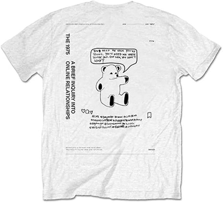 The 1975 ABIIOR Teddy White Medium T-Shirt