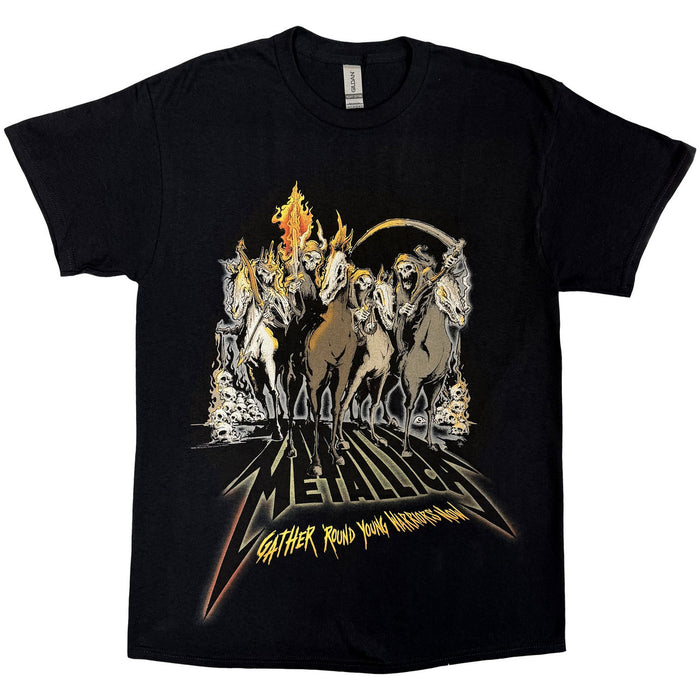 Metallica 40th Anniversary Horsemen Black Medium T-Shirt