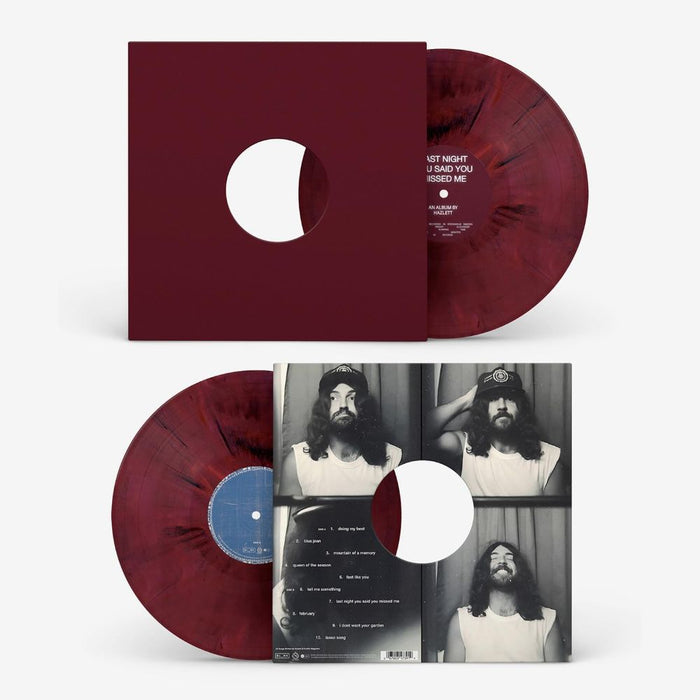 Hazlett Last Night You Said You Missed Me Vinyl LP Red & Black Marbled Colour 2025