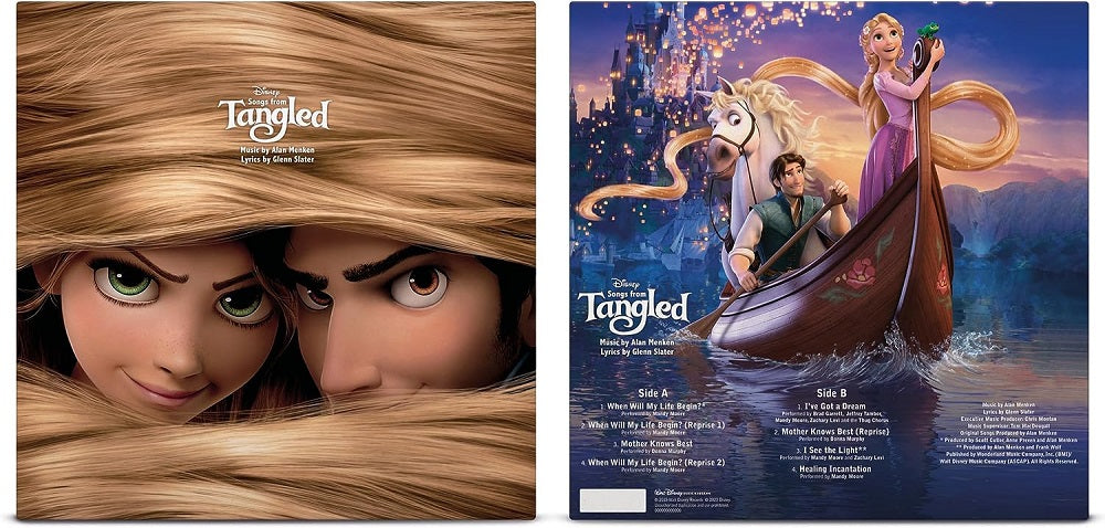 Songs From Tangled Vinyl LP Purple, Black & White Colour 2023