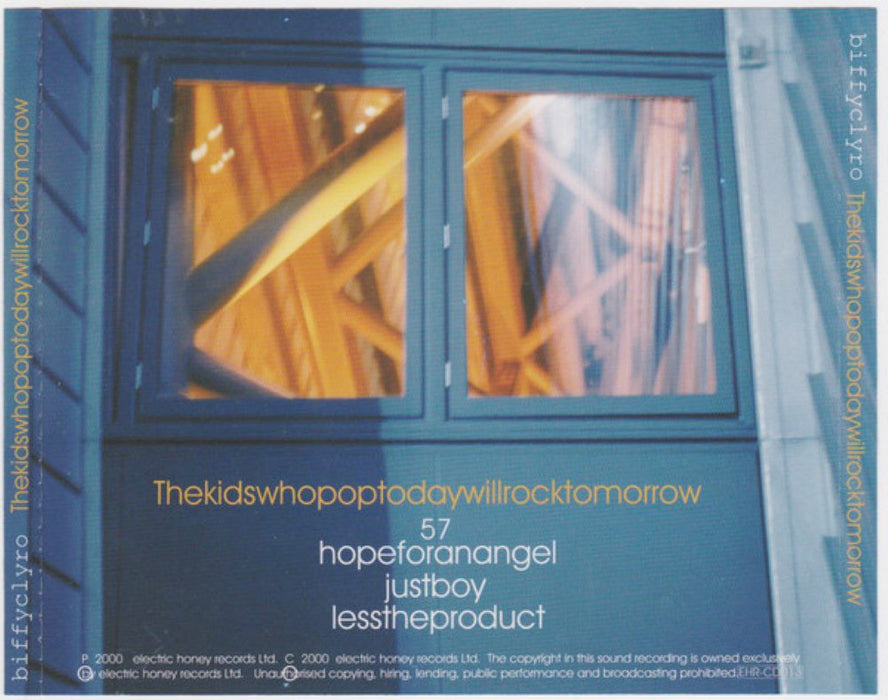 Biffy Clyro thekidswhopoptodaywillrocktomorrow CD Single 2000