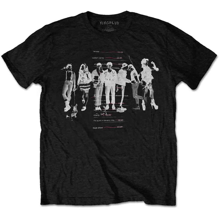 Yungblud Weird Track List Black X-Large T-Shirt