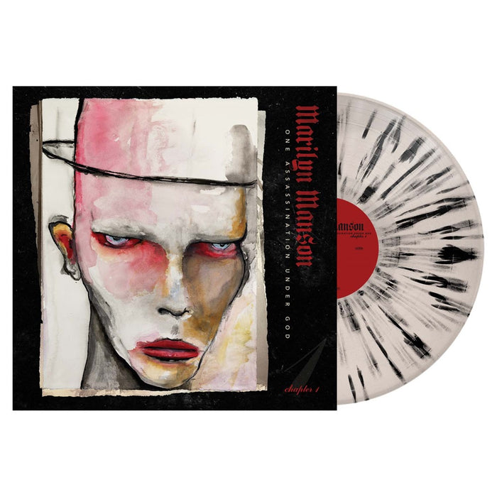 Marilyn Manson One Assassination Under God - Chapter 1 Vinyl LP Bone White With Black Splatter Colour 2024