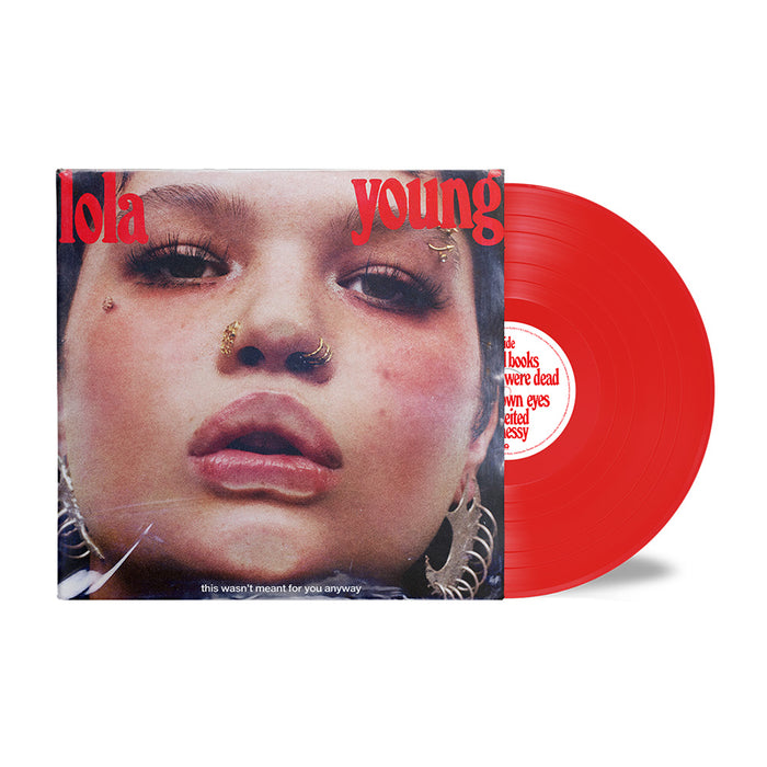 Lola Young This Wasn't Meant For You Anyway Vinyl LP Transparent Red Colour Due Out 28/02/25