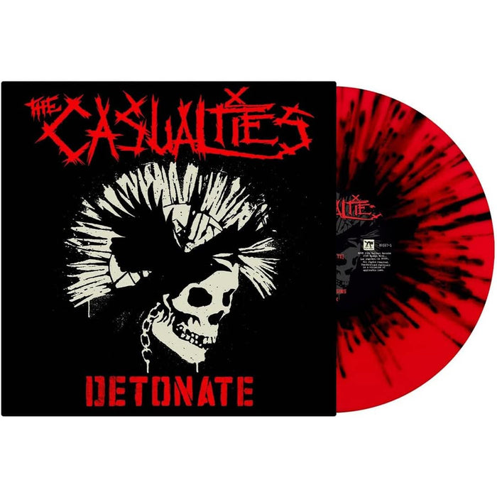 The Casualties Detonate Vinyl LP Red with Black Splatter Colour Due Out 17/07/26