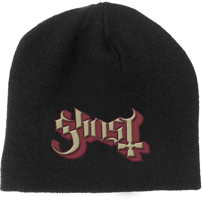 Ghost Black Beanie Hat