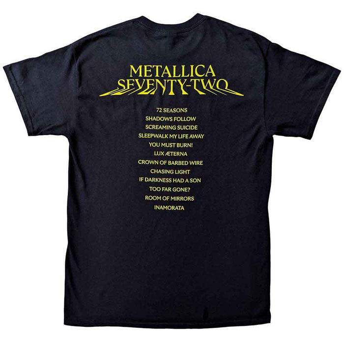 Metallica 72 Seasons Squared Cover Black Small T-Shirt