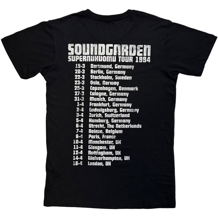 Soundgarden Superunknown Tour 94' Black Small T-Shirt