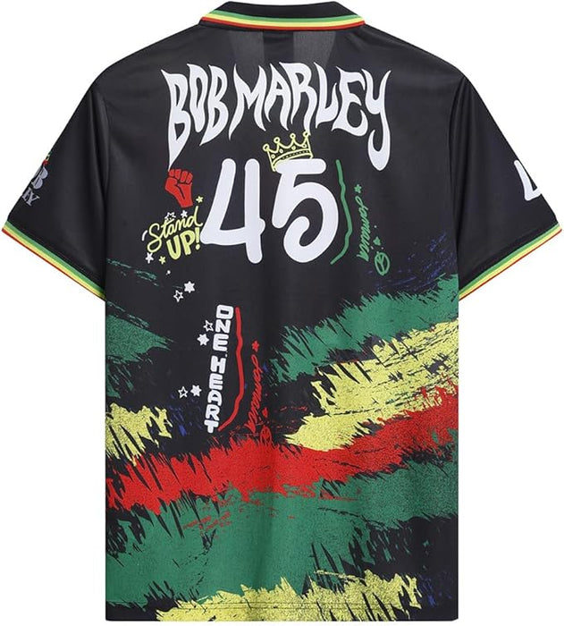Bob Marley One Love Football Jersey Medium T-Shirt