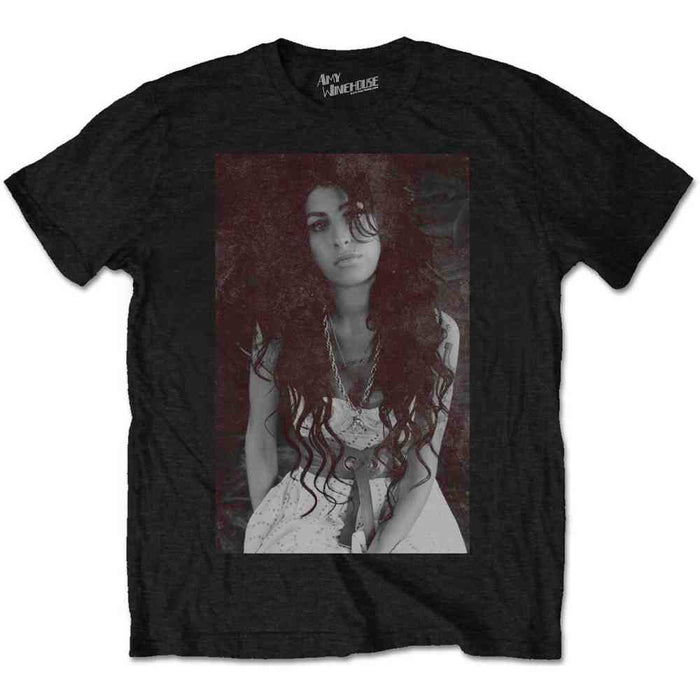 Amy Winehouse Back to Black Chalk Board Black Large T-Shirt