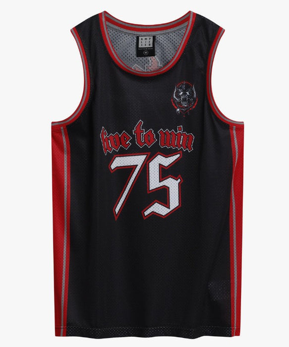 Motorhead Live To Win Basketball Jersey X-Large T-Shirt