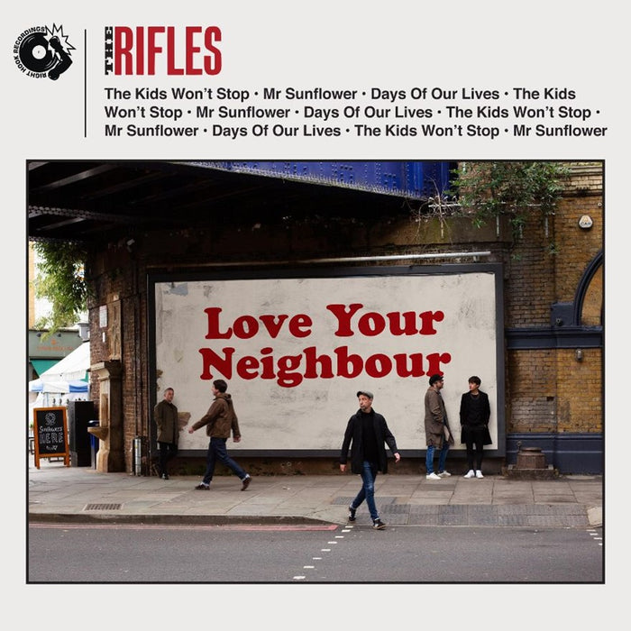 The Rifles Love Your Neighbour Vinyl LP Assai Exclusive Blue Colour Due Out 05/07/24