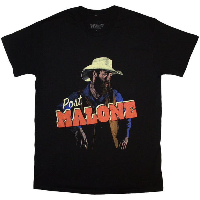 Post Malone Cowboy Black X-Large T-Shirt