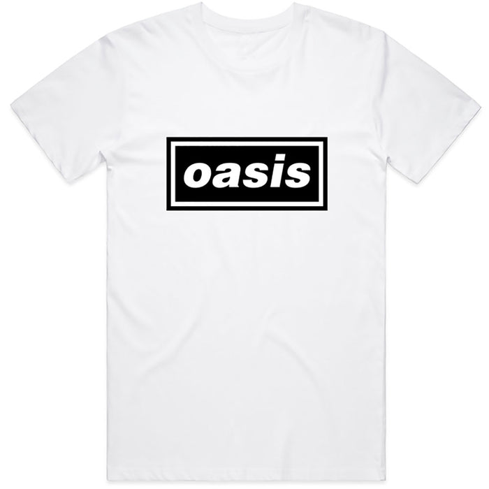 Oasis Decca Logo White Large T-Shirt