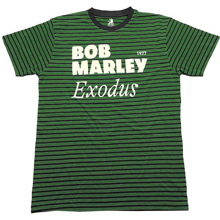 Bob Marley Exodus Black and Green X-Large T-Shirt