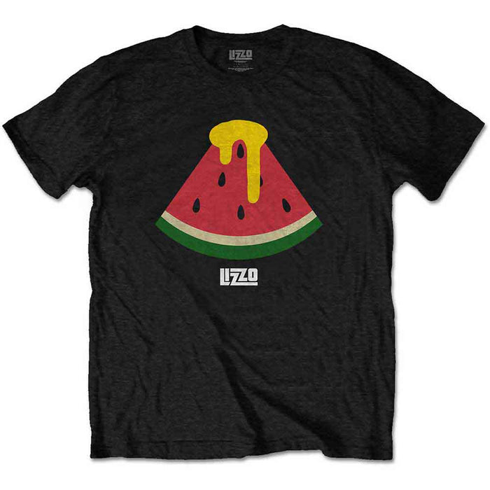 Lizzo Watermelon Black X-Large T-Shirt