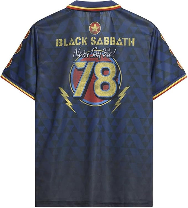 Black Sabbath Never Say Die Football Jersey XX-Large T-Shirt