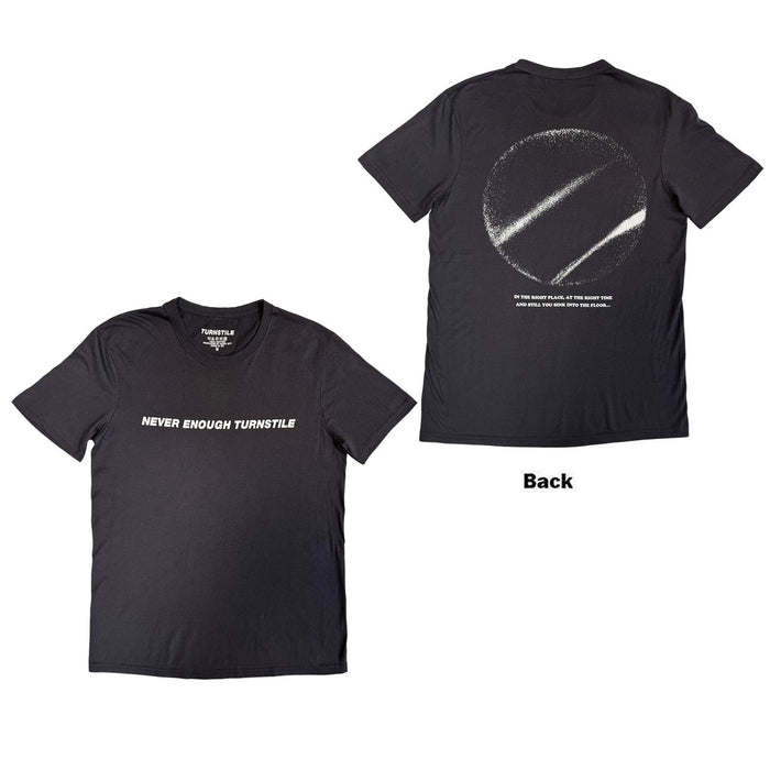 Turnstile Right Place, Right Time Charcoal Grey Large T-Shirt