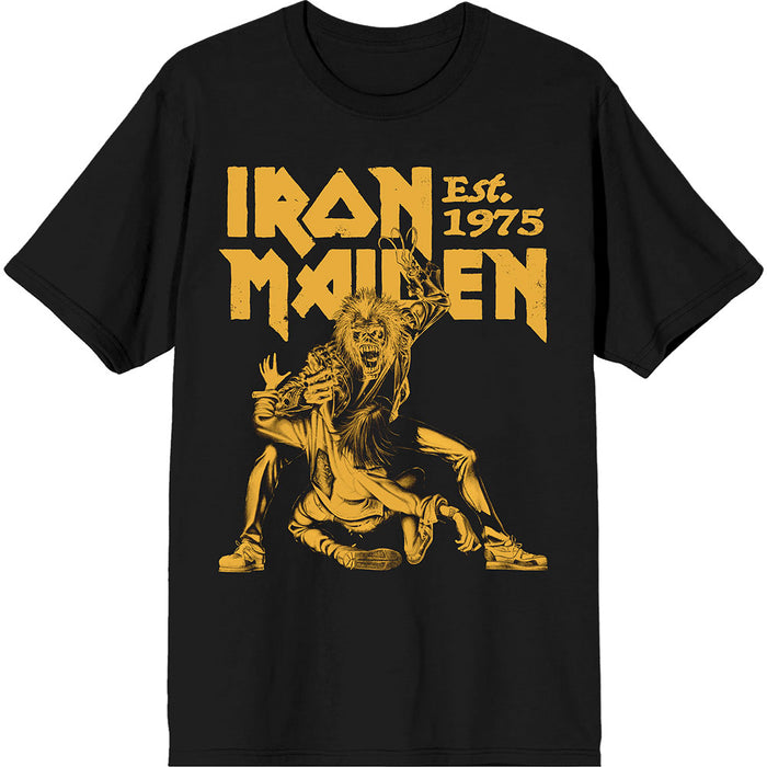 Iron Maiden Est. 1975 Black Large T-Shirt