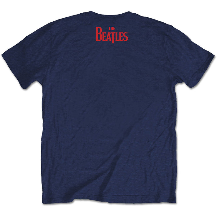 The Beatles You Never Give Me Your Money Navy Blue X-Large T-Shirt