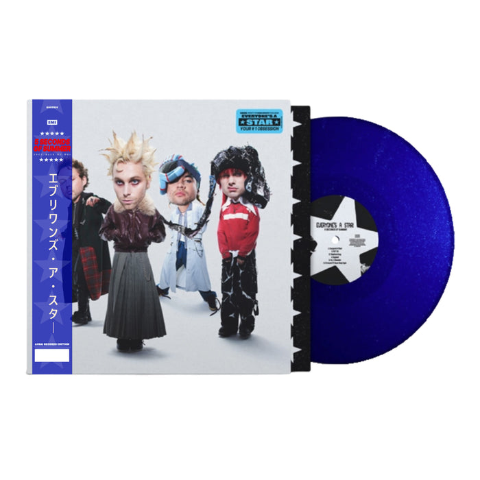 5 Seconds of Summer Everyone's A Star Vinyl LP Signed Assai Obi Edition Blue Colour 2025