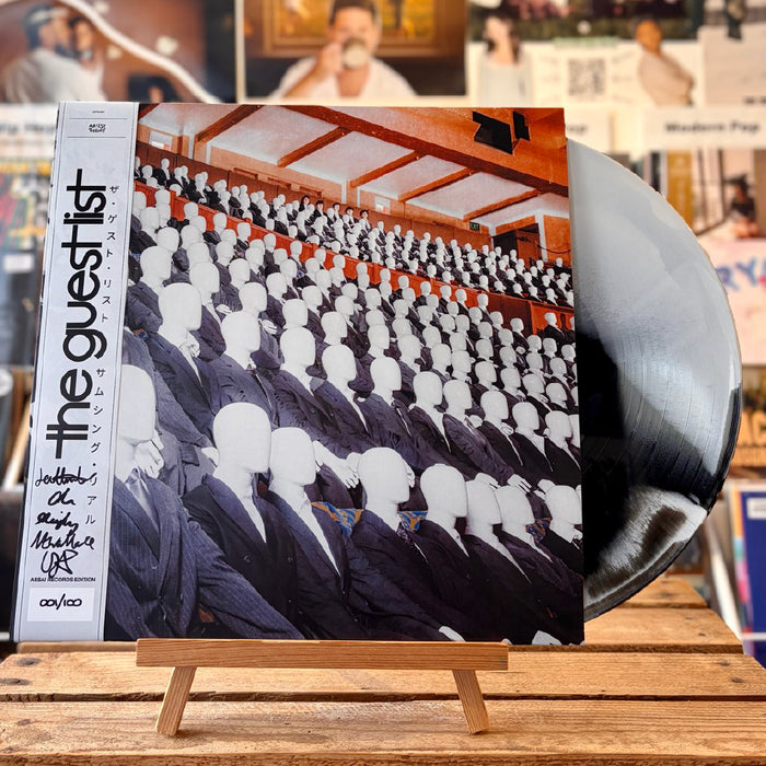 The Guest List Something Real LP Signed Assai Obi Edition Black & White Splatter Colour 2026