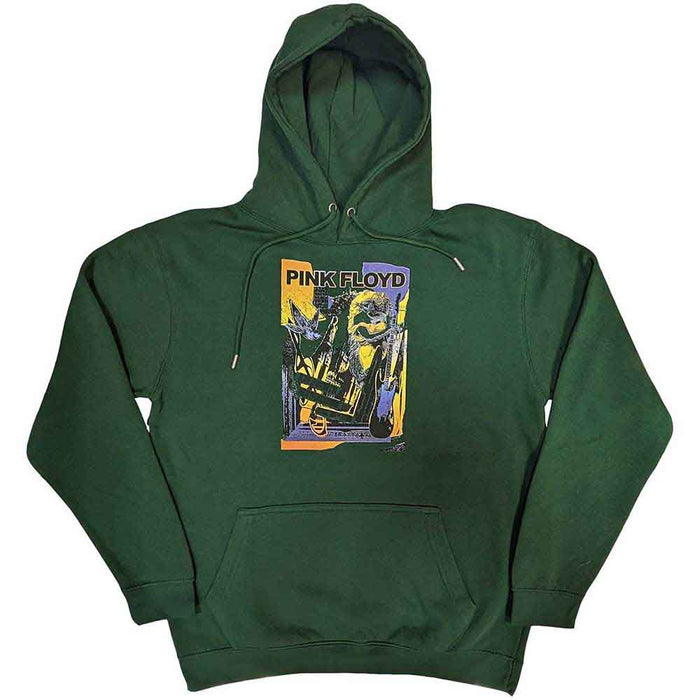 Pink Floyd Knebworth Live Green Small Hoodie