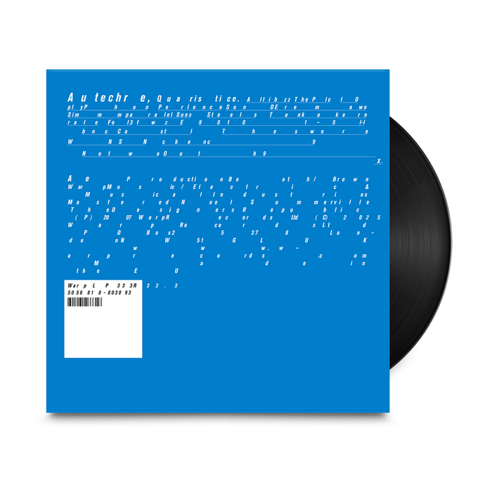 Autechre Quaristice Vinyl LP 2025