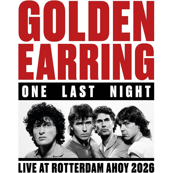 Golden Earring One Last Night At Rotterdam Ahoy 2026 Vinyl LP Translucent Red Colour  Due Out 24/07/26