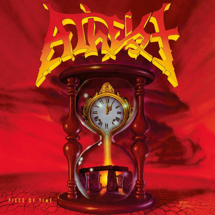 Atheist Piece of Time Vinyl LP Transparent Orange Colour Due Out 28/08/26