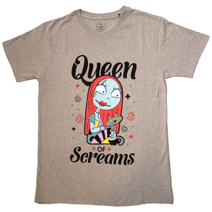 The Nightmare Before Christmas Queen Of Screams Grey X-Large T-Shirt