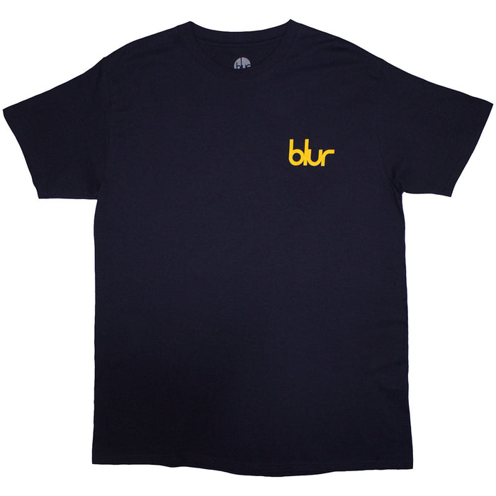 Blur Parklife Navy Blue Medium T-Shirt