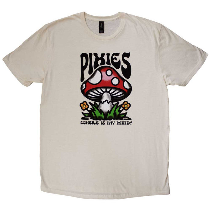 Pixies Mindshroom Natural Colour Small Unisex T-Shirt