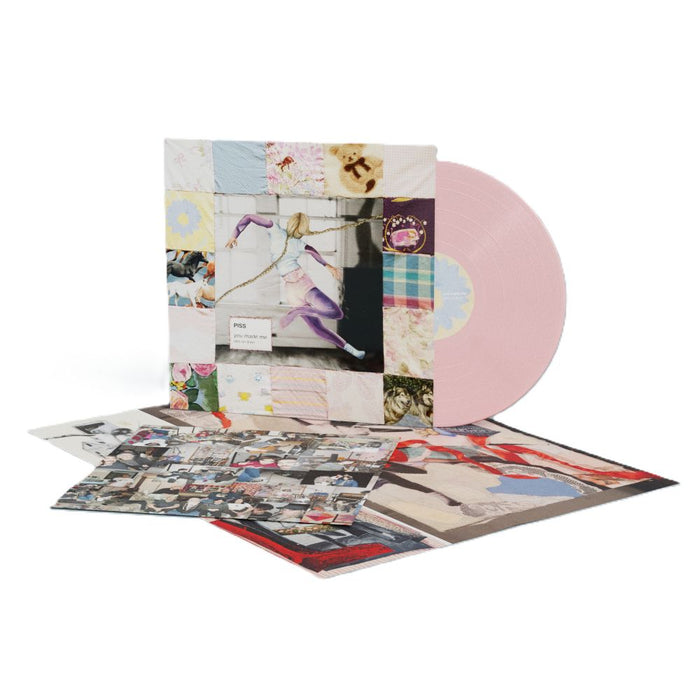 PISS you made me / skin on linen Vinyl LP Loser Baby Pink Colour Due Out 30/10/26