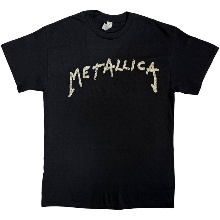 Metallica Wuz Here Black Medium T-Shirt