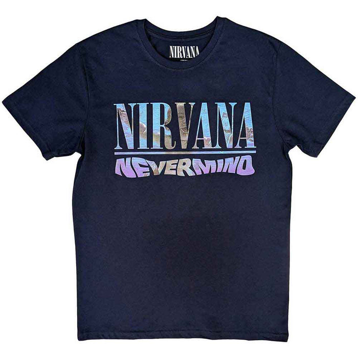 Nirvana Nevermind Navy Blue X-Large Unisex T-Shirt