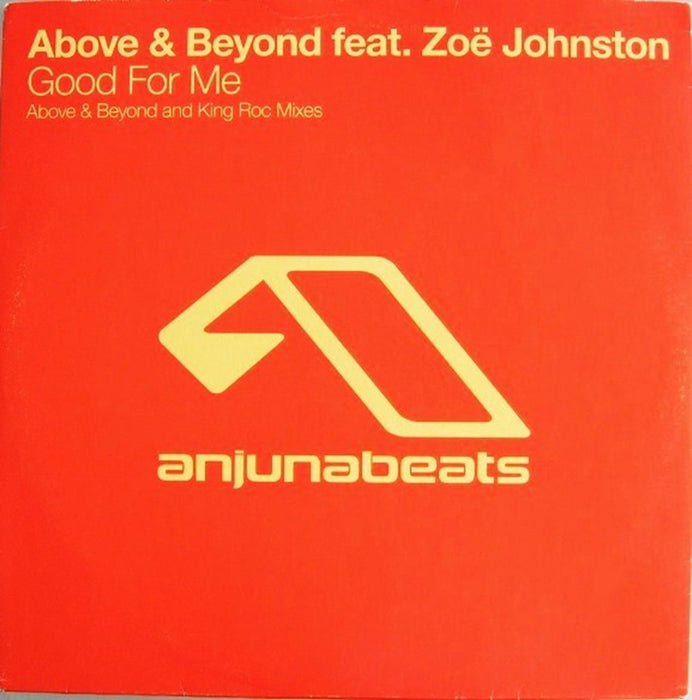 Above And Beyond ft Zoe Johnston Good For Me 12" Vinyl Single 2007