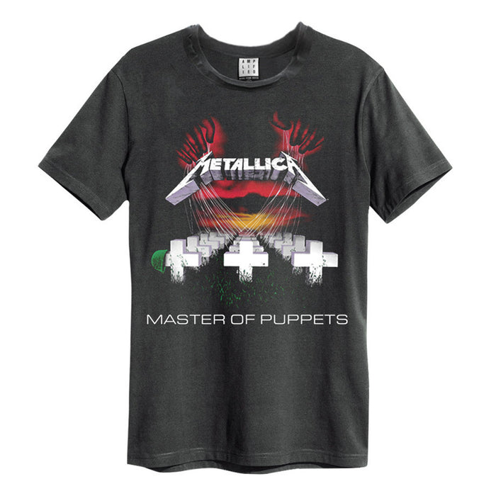 Metallica Master Of Puppets Amplified Charcoal XXL Unisex T-Shirt