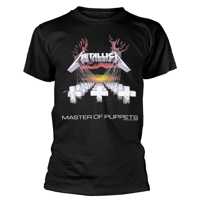 Metallica Master of Puppets European Tour '86 Black Large T-Shirt