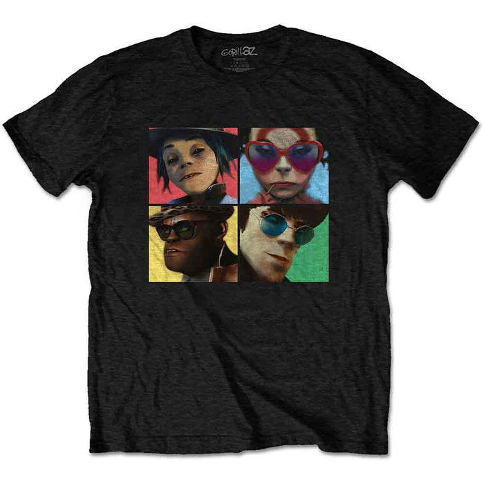 Gorillaz Humanz Black X-Large T-Shirt