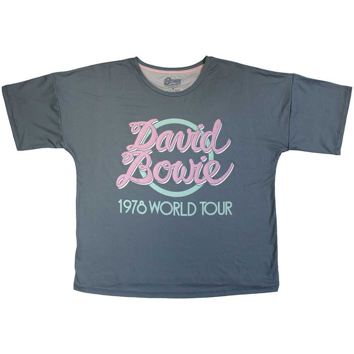 David Bowie 1978 World Tour Ladies Small Pyjamas