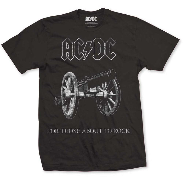 AC/DC About to Rock Black Small T-Shirt
