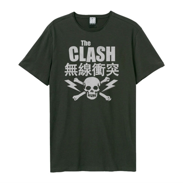 The Clash Bolt Amplified Charcoal X-Large Unisex T-Shirt