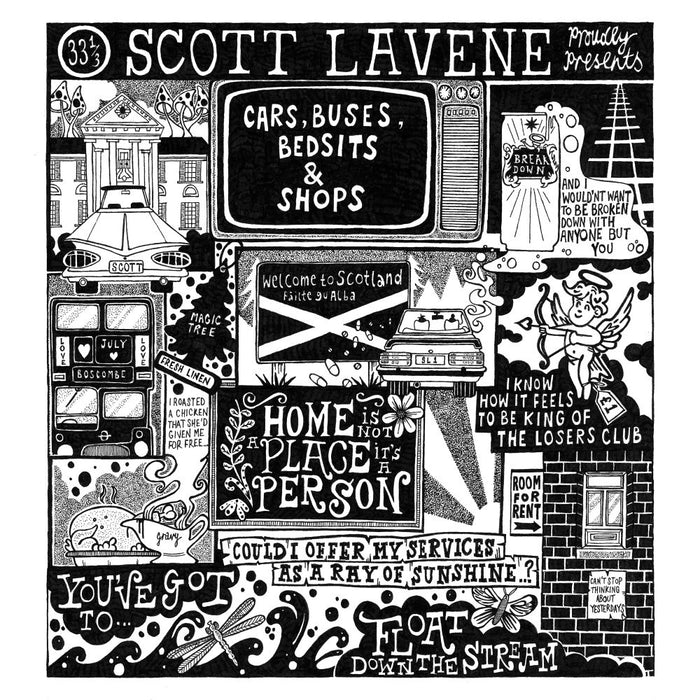 Scott Lavene Cars, Buses, Bedsits and Shops Vinyl LP Eco Mix Colour 2025