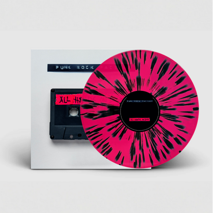 Punk Rock Factory All Hands on Deck Vinyl LP Black & Pink Swirl Colour 2025